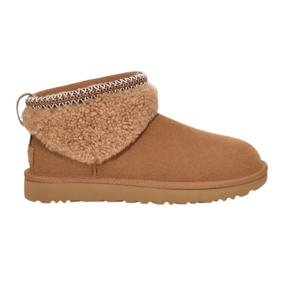 NIB Ugg Classic Ultra Mini Maxi Curly Boot - Women's Size 8